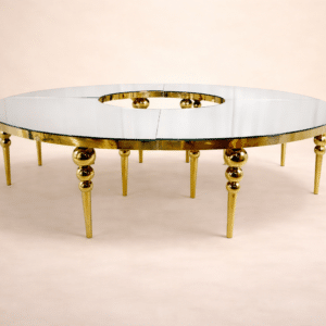 Table d'honneur ronde ou forme S