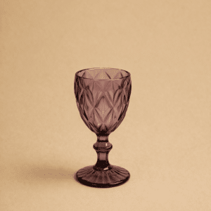 verre ambre brillant facette